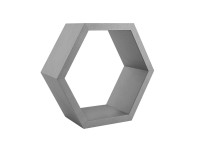 Półka FHS heksagon 30*26*11,5 szara