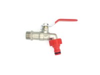 Zawór czerpalny 1/2x3/4 mosiężny