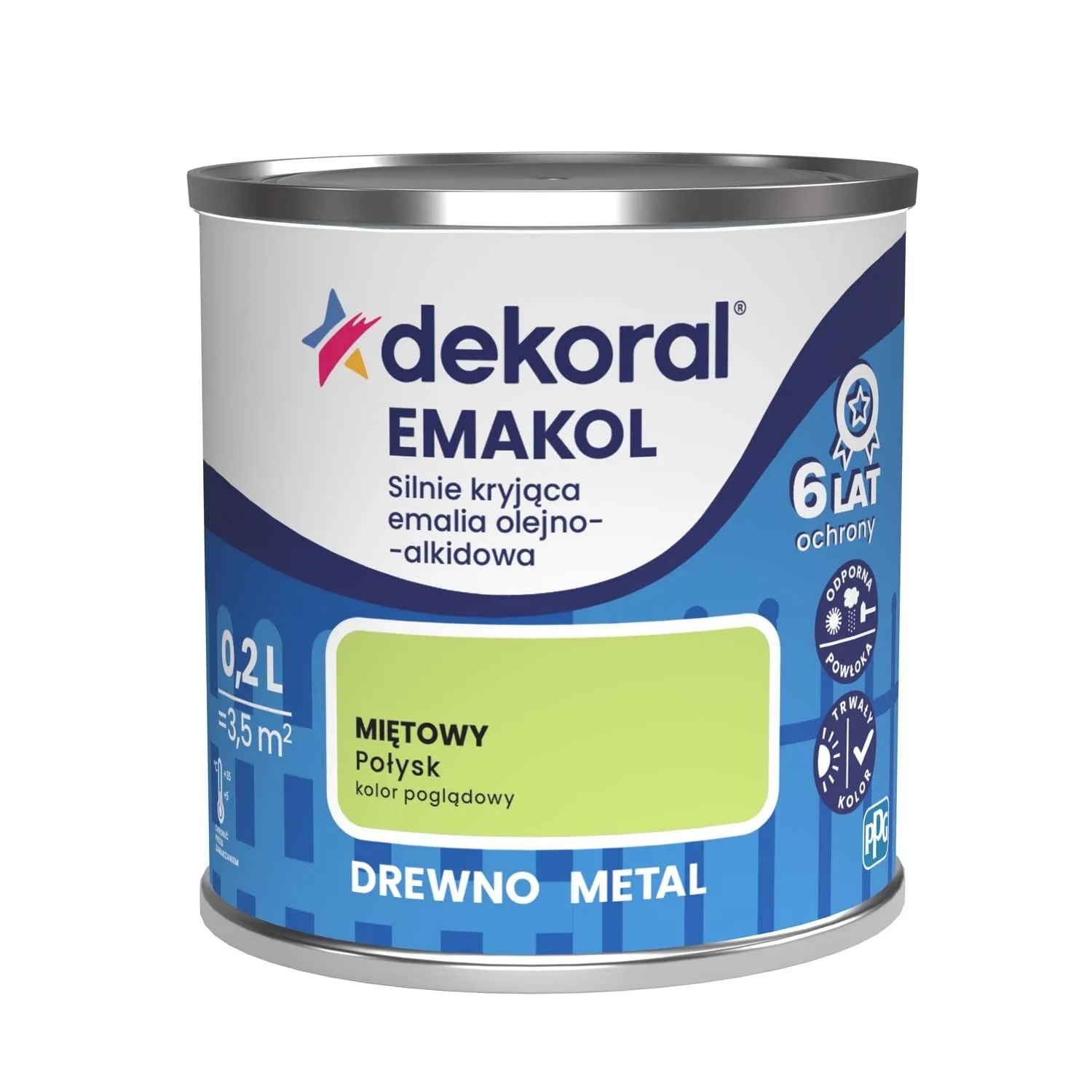 Dekoral Emalia Emakol Strong miętowy 200 ml