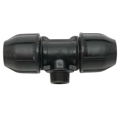 Złącze trójnik PE 25 mm - 3/4" GZ