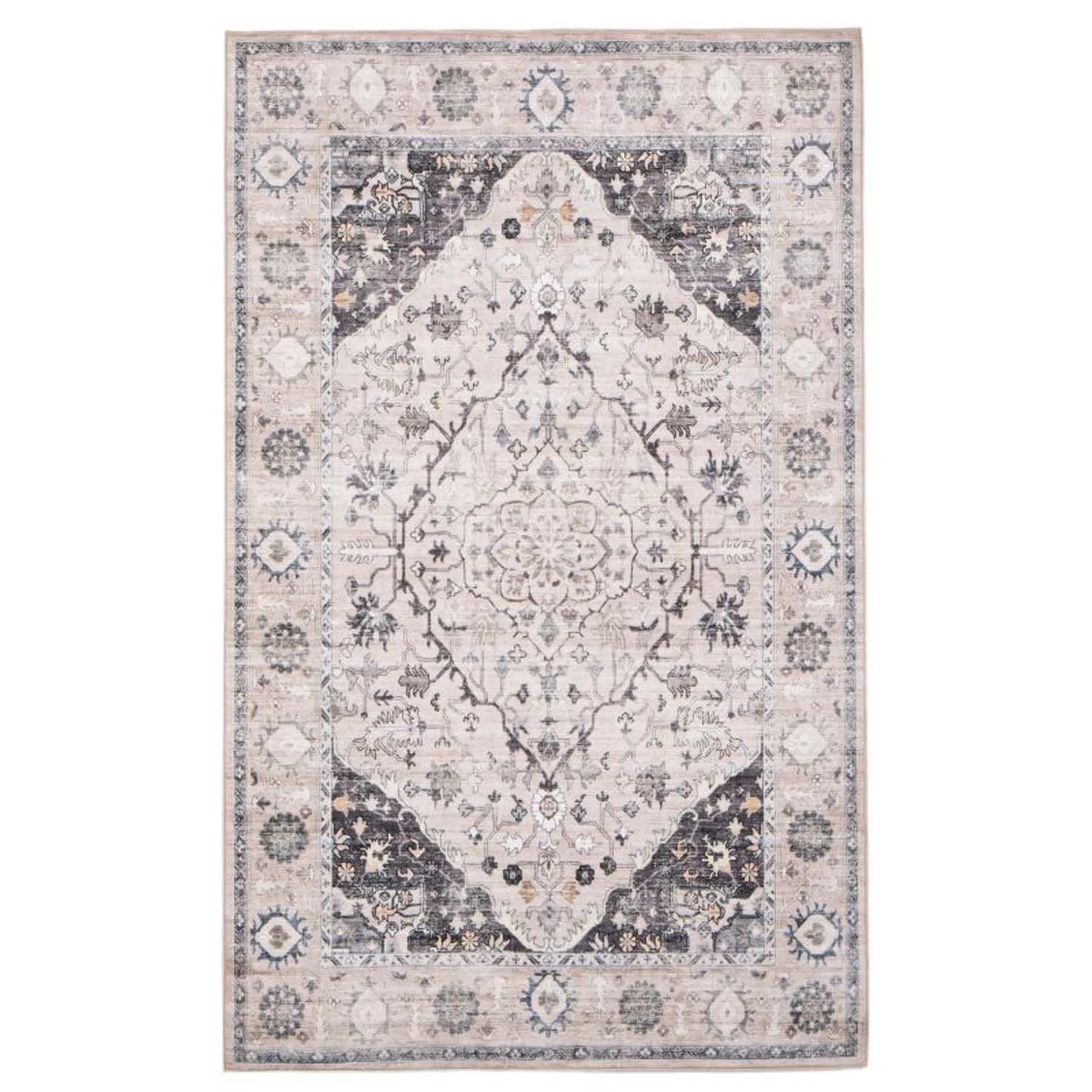 Splendid Dywan drukowany KANOYA mikrofibra 50 x 80 cm beżowy