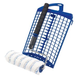 Zestaw wałków LUX 3 el.: wałek, teleskopowy drążek i kratka do farby.