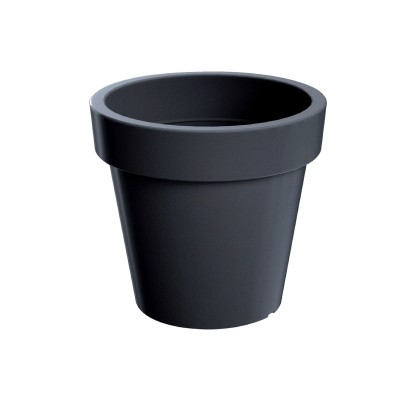 Prosperplast Doniczka Lofly DLOF 19,6 cm antracyt, poj. 3,4L