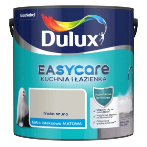 Dulux EasyCare farba do łazienek, odcień Fińska Sauna, do pomieszczeń wilgotnych.