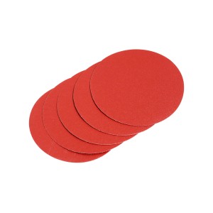 LUX Ściernice samoprzyczepne, bez otworów, Ø 125 mm, ziarnistość K180, do szlifowania drewna i metalu.