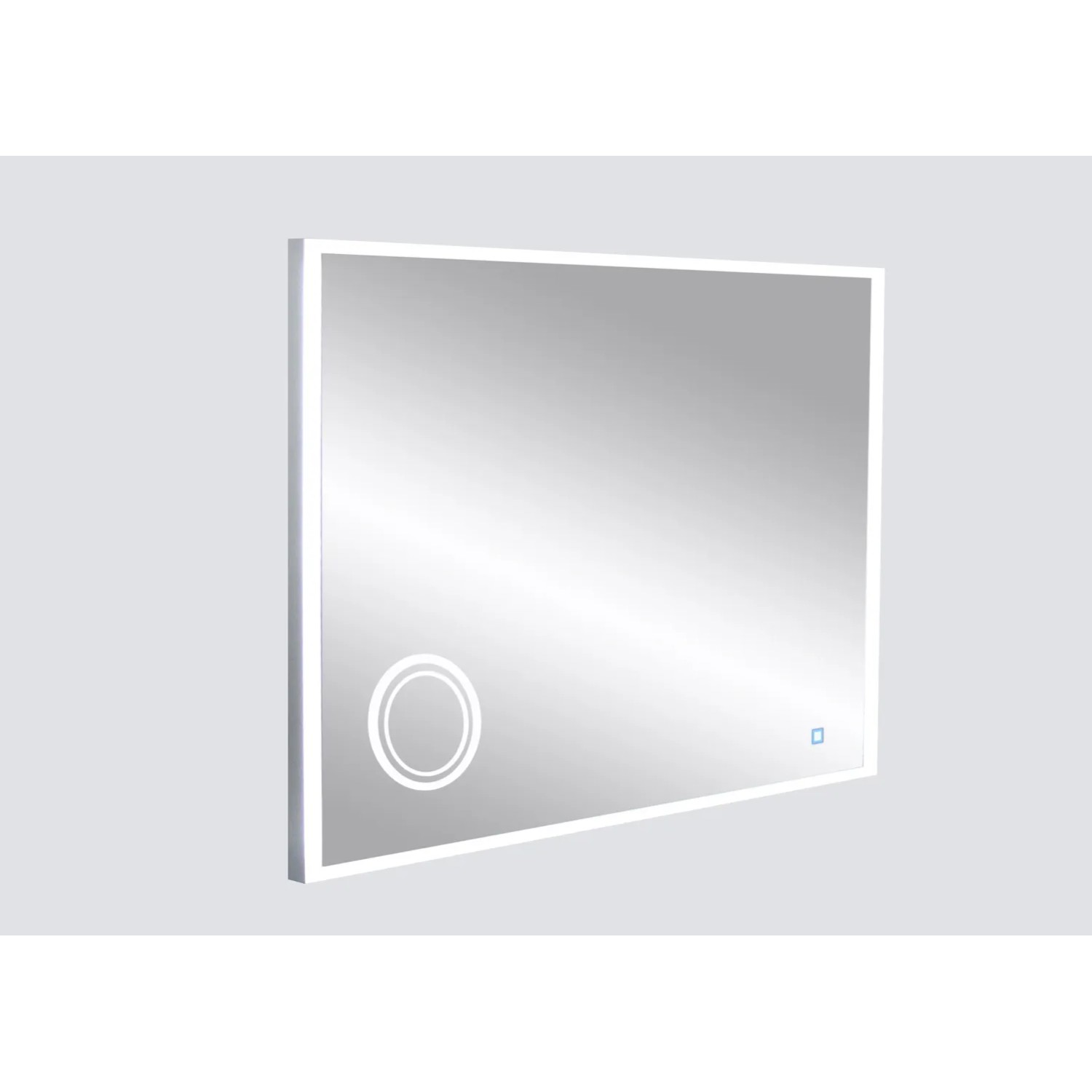 Lustro z LED Cosmetic Line srebrna rama 65x120