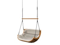 Fotel wiszący ALPHA 2 z belką prostą słomkowy Fotel wiszący ALPHA 2 z belką prostą słomkowy