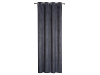 Zasłona GRATER na przelotkach 140 cm x 260 cm ciemnoszara