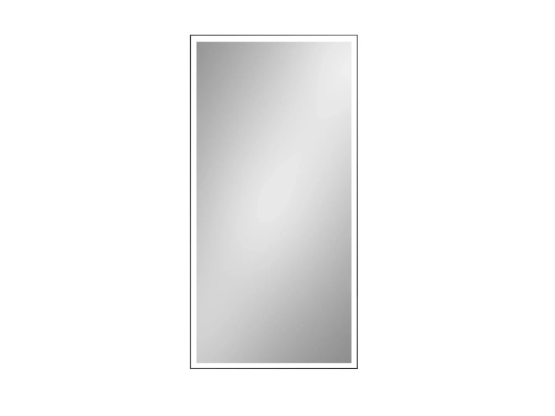 Lustro z LED Classic Line czarna rama 65x120