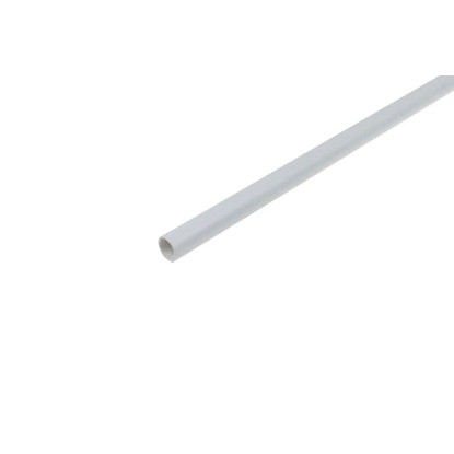 Cezar Rura okrągła PCV D12 dł. 1 m biała