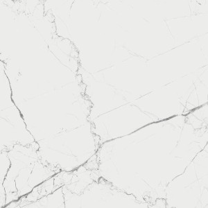 Biała płytka podłogowa z efektem marmuru, idealna do stylowych wnętrz.