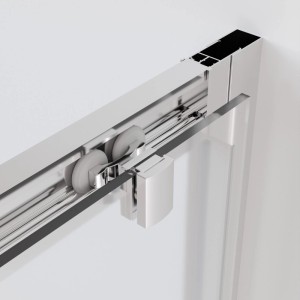 Durasan Drzwi pryszniowe Space regulowane 105-140x200 Chrom
