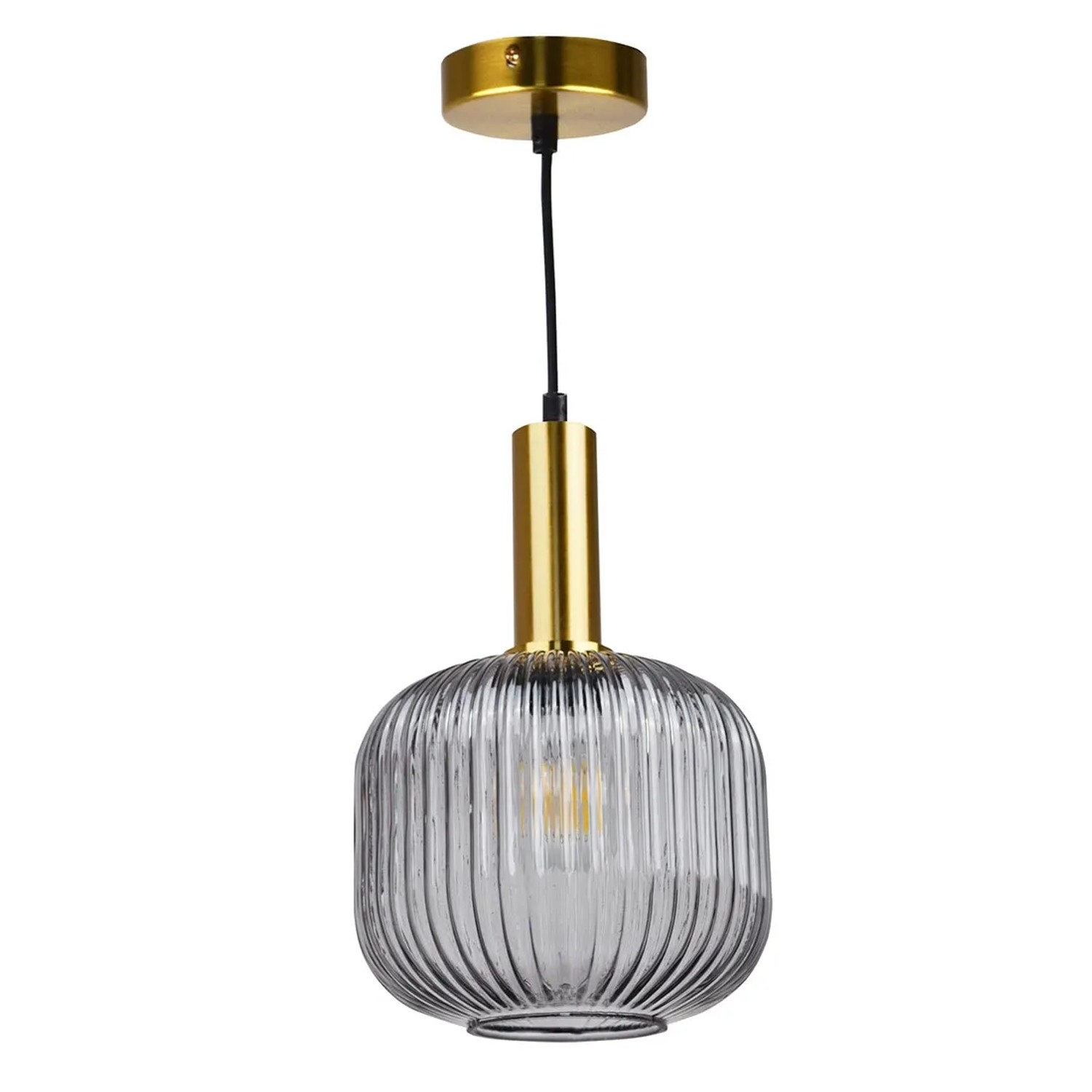 Polux Lampa wisząca CUMBRIA Smokey 1xE27 20W