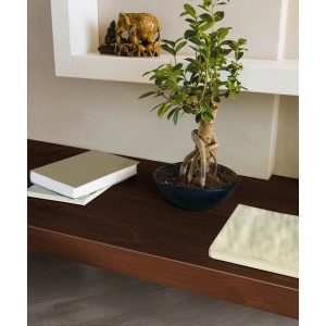 Folia samoprzylepna d-c-fix Jabłoń Brzoza Czekolada na stole, folia dekoracyjna do mebli i rękodzieła.