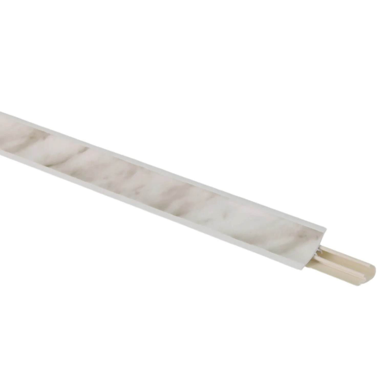 Listwa przyblatowa PCV 23 mm/3m LP0 biały Marmur
