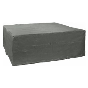 Szary pokrowiec na meble ogrodowe, 265x250x90 cm, z zamkami.