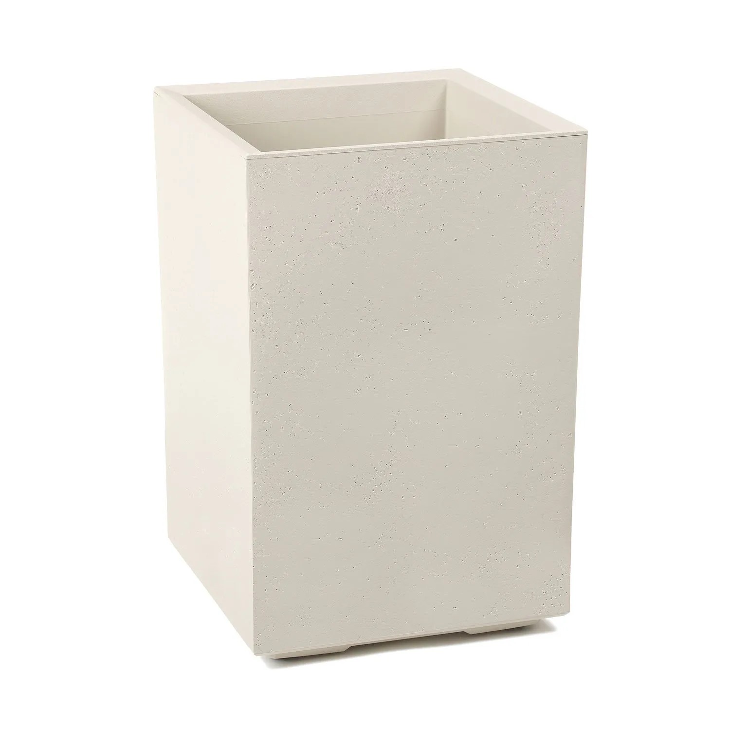 Kwietnik Karo beton beżowy recycled wym. 40x40x60 cm
