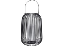 Lampion HAGA BLACK z wkładem 19 cm x 33 cm Lampion HAGA BLACK z wkładem 19 cm x 33 cm