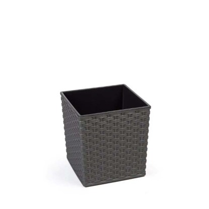Lamela Doniczka JUKA rattan grafit met 40 cm