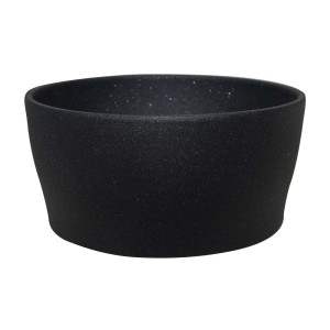 Czarna doniczka t.b.t. do roślin domowych i ogrodowych.