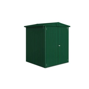 Biohort metalowy domek ogrodowy Europa, ciemnozielony, 2,4 m²: Solidny schowek na narzędzia i sprzęt ogrodowy.