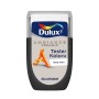 Tester koloru Dulux Beige Grey do farb ściennych. Próbka koloru z mini wałkiem.