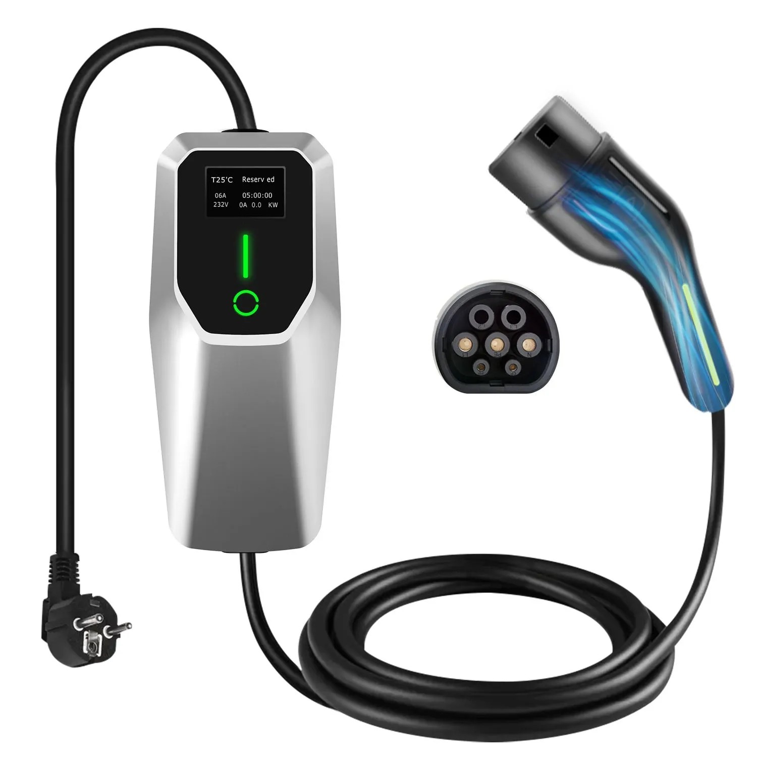 Junsun Typ 2 EV Ładowarka 3 kW