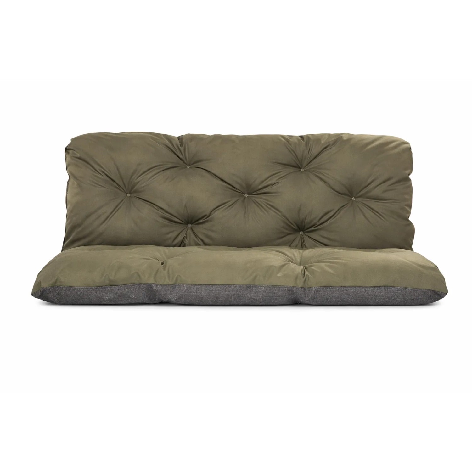 Setgarden Enkel zestaw poduszek na palety 120x60x40 cm, siedzisko + oparcie, zielony