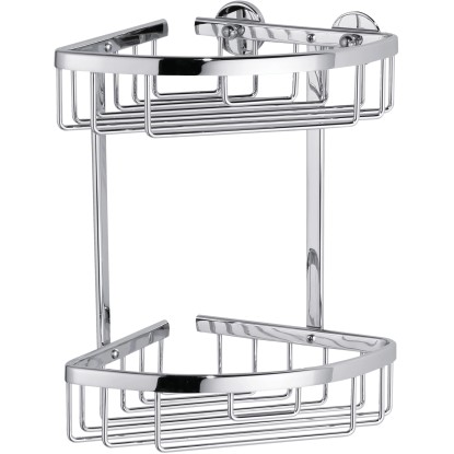 Tesa Półka ALUXX 2P  narożna chrom