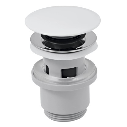 Ferro Spust clik-clak z przelewem biały korek