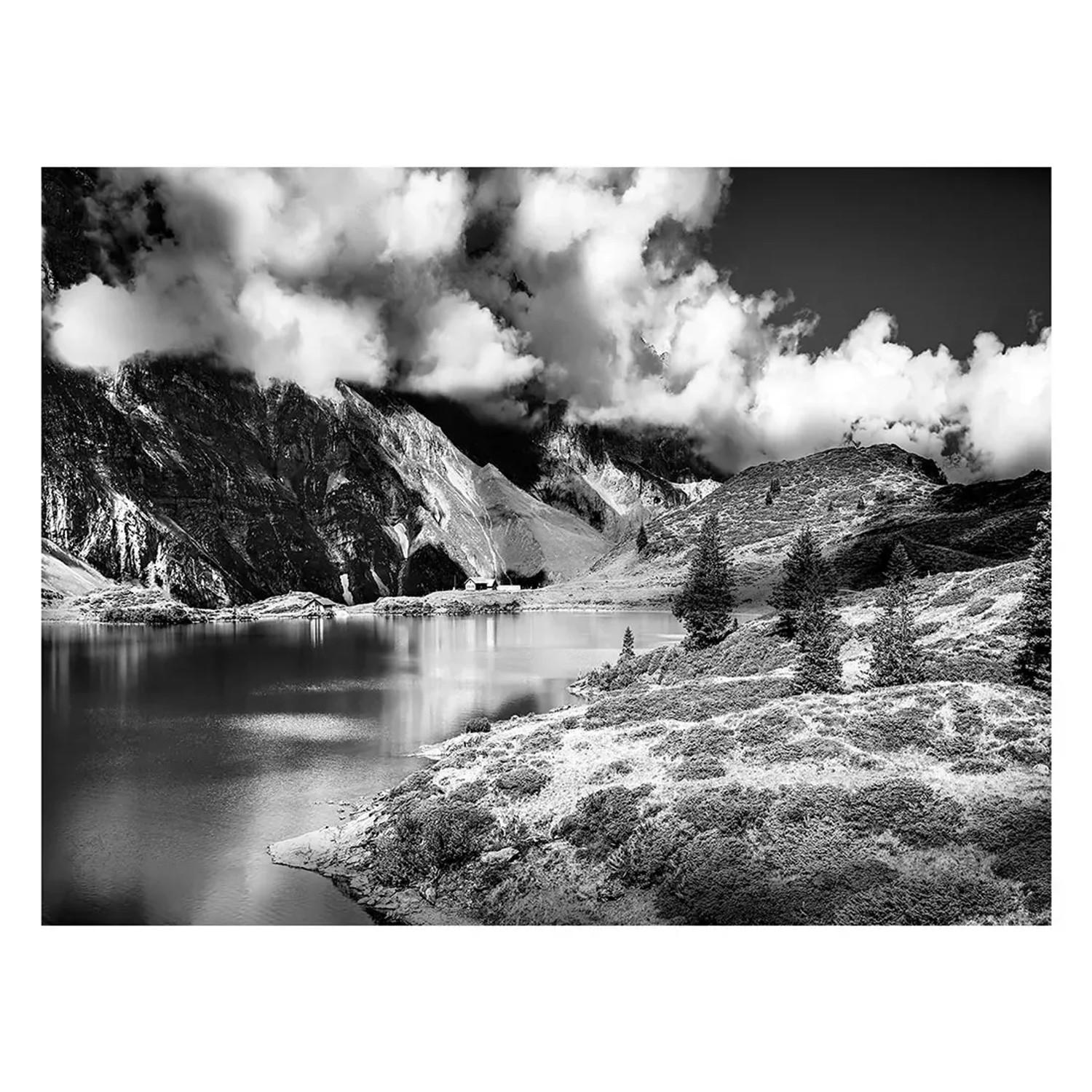 Obraz Canvas BLACK & WHITE MOUNTAINS 85 x 113 cm