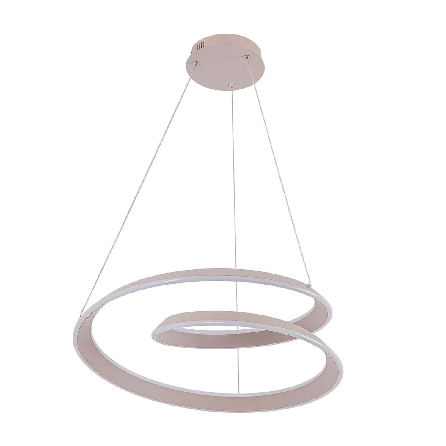 Goldlux Lampa wisząca LED CASHMERE TWIST 75W 4000K 10500lm biała
