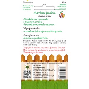 Opakowanie nasion marchwi "t.b.t.". Nasiona warzyw na kolorowe marchewki.