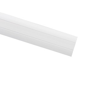 Srebrny profil wyrównujący podłogę z aluminium, 1,6x38x900 mm, do przejść między podłogami.