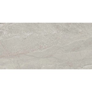 Płytka podłogowa t.b.t. szara z efektem marmuru.