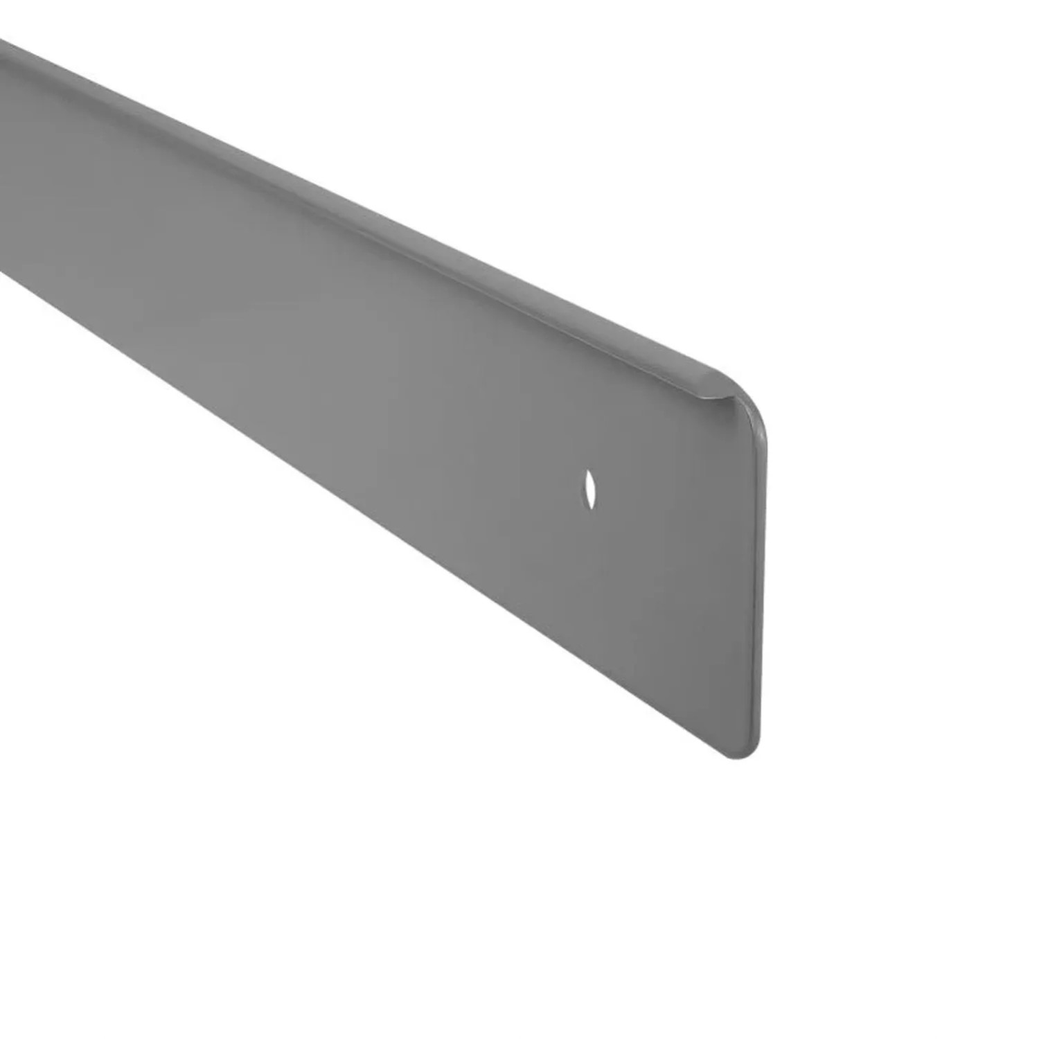Listwa do blatu lewa Szary 38 x 620 mm
