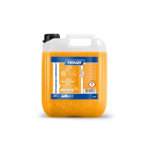 Kanister z uniwersalnym środkiem czyszczącym T.B.T., żółty płyn, 5 litrów.
