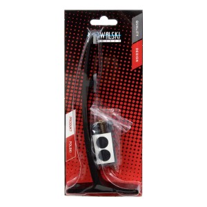 Karnisz t.b.t. w kolorze czarnym, z akcesoriami w opakowaniu.