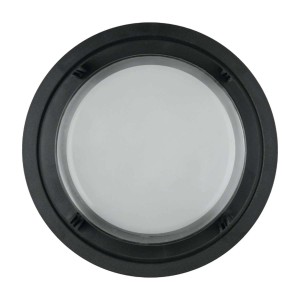 DPM Kinkiet zewnętrzny LED 10W 4000K 1000lm IP54 śr. 17 cm czarny