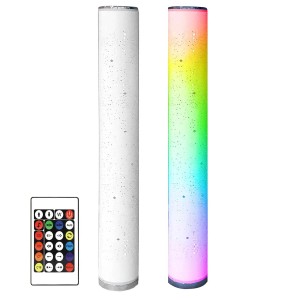 Goldlux Lampa podłogowa LED STELLA z pilotem 12W RGB+3000K 1000lm biała