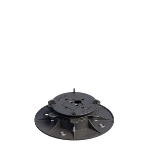 Regulowana podpora tarasowa do desek tarasowych. Solidna podkonstrukcja do użytku zewnętrznego.