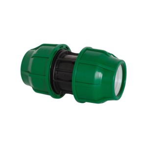 Zielone złącze t.b.t. do podziemnych systemów nawadniania.