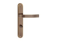 Metal-Bud Klamka z szyldem WC Astra patyna