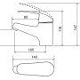 Liveno Bateria umywalkowa Ogliastra czarna_2