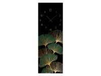 Zegar Glass Clock GINGKO 20 x 60 cm