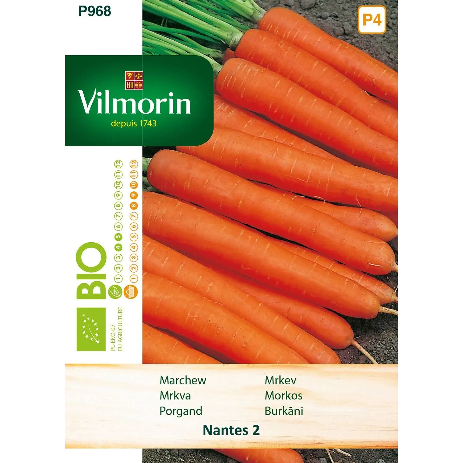 Marchew bio Nantes 2 - 5 g