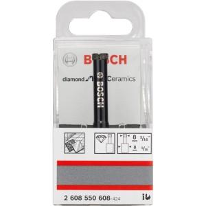 Wiertło diamentowe na mokro Bosch 8 mm do twardej ceramiki w blistrze