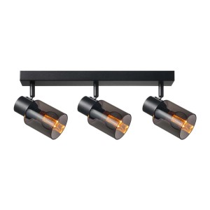 Goldlux Lampa ścienno-sufitowa REBECCA 3xE14 max. 8W LED smoky