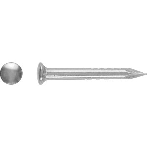 Gwoździe z okrągłą główką LUX, Ø 1,2 mm x 13 mm, niklowane, 200 sztuk. Idealne do mocowania i dekoracji.