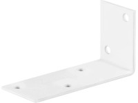 Kątownik konstrukcyjny 80 mm / 40 mm x 30 mm biały powleczony proszkowo